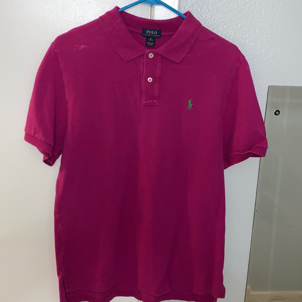 Purple kids polo
